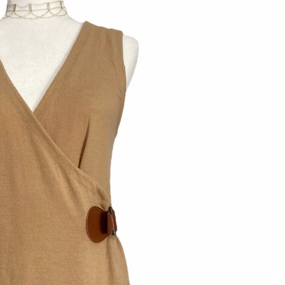 Ralph Lauren Wool Cashmere Buckle Wrap Dress - Picture 5 of 8